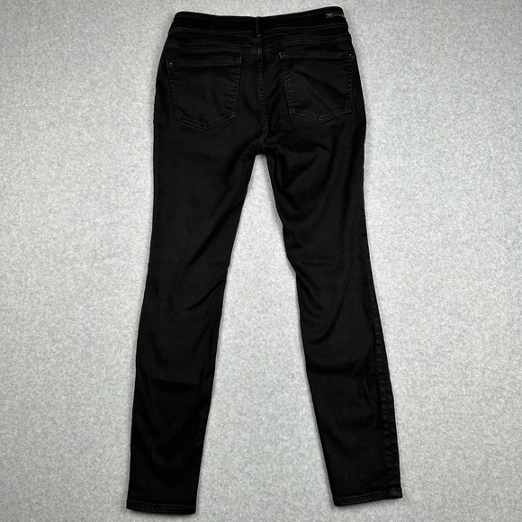 Anthropologie Pilcro And The Letterpress Jeans Sz 28 Mid Rise Black Denim Skinny - Picture 10 of 13